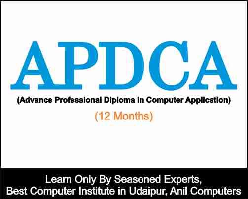 Advance Professional Diploma in Computer Application